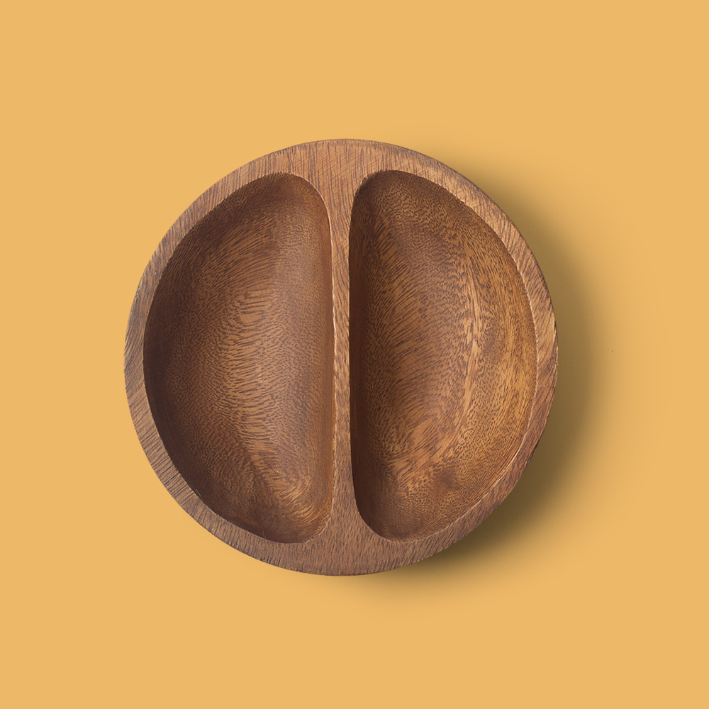 Vintage Wood Plates